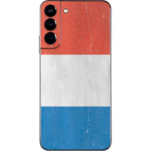 Netherlands Flag Distressed Galaxy S22 Plus Skin